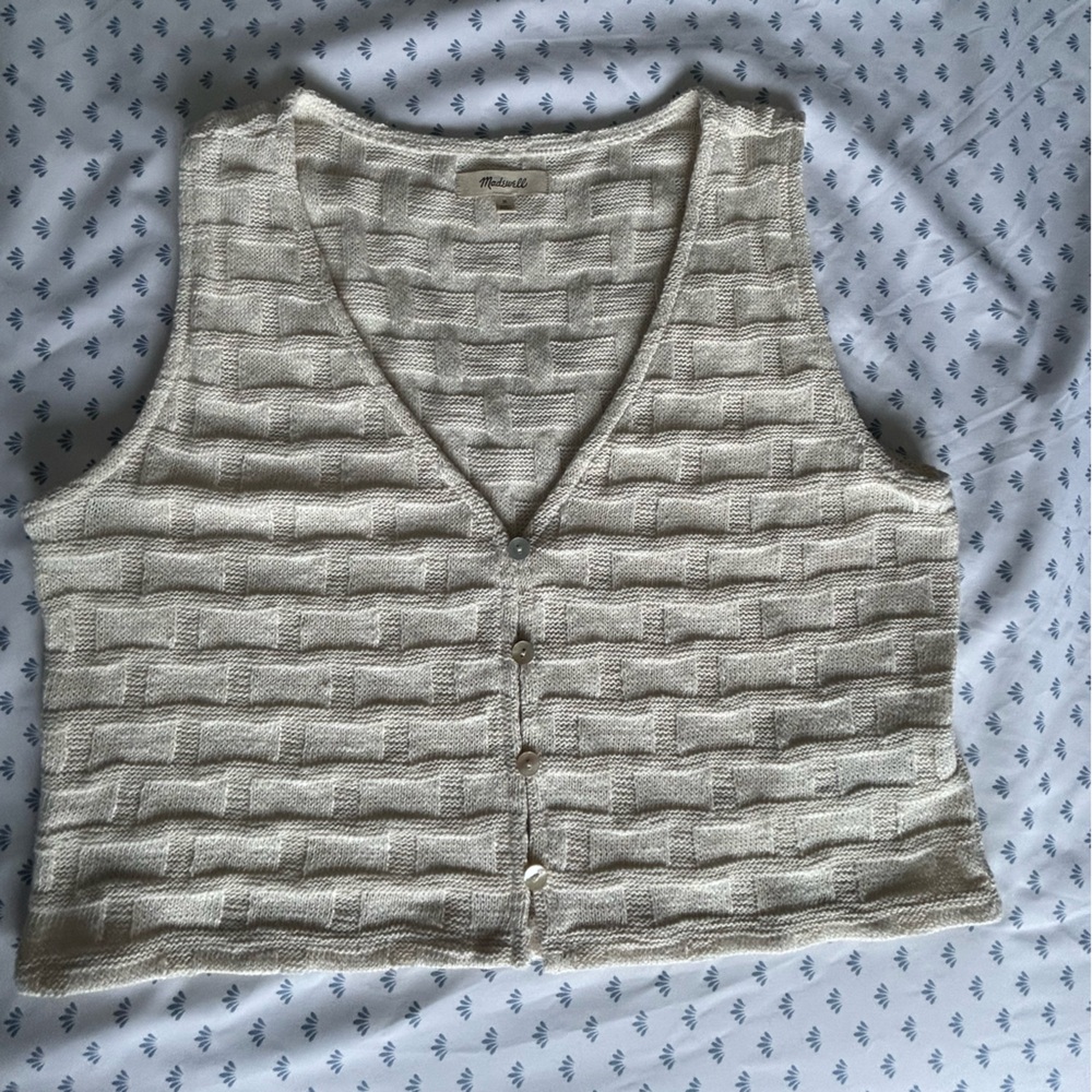 Madewell Cream Knit Sweater
